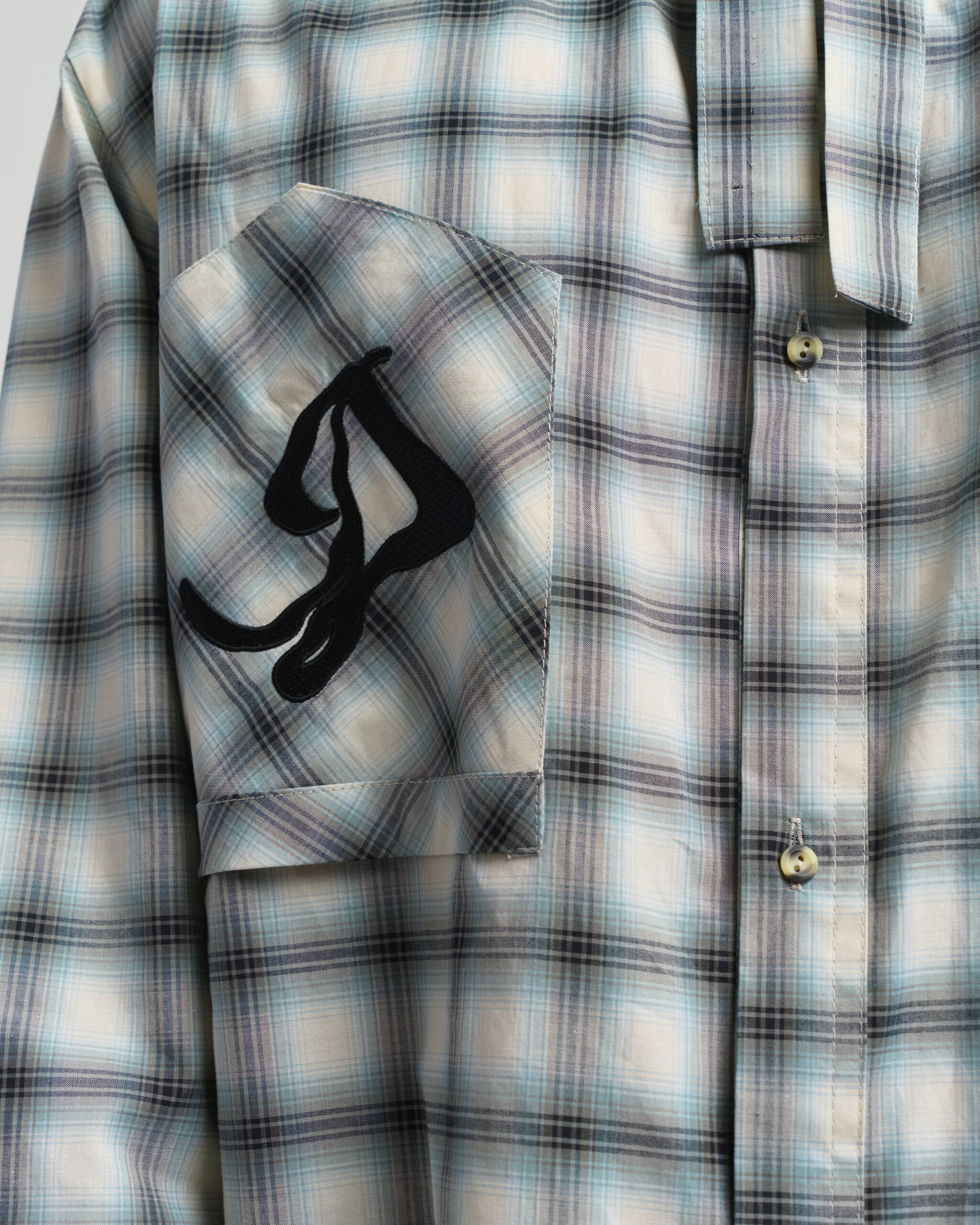 CHECKED BOXY SHIRT - Image 3